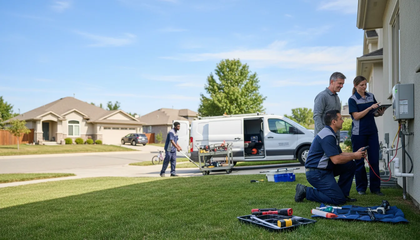 Tankless water heater service in Ponca, AR